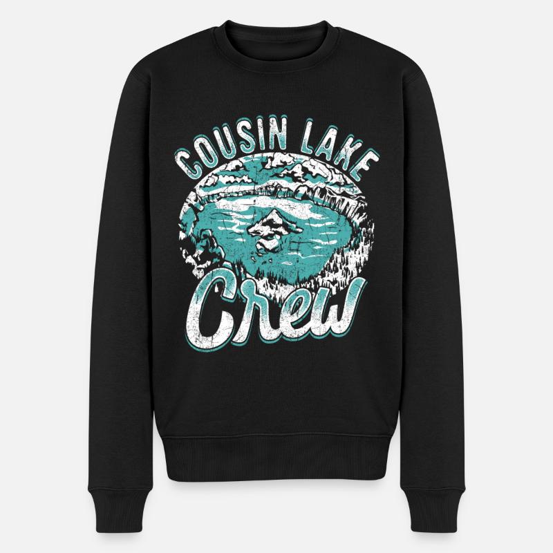 Équipage du lac Cousin - Pull Premium bio Homme - noir