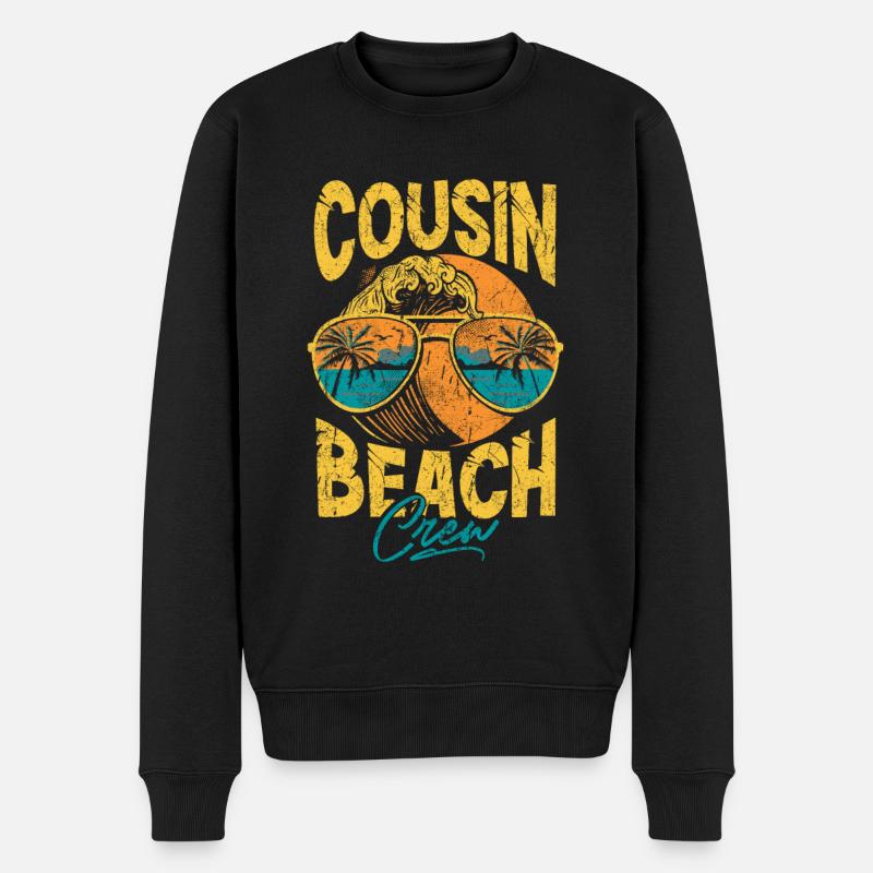 Équipage de plage Cousin - Pull Premium bio Homme - noir