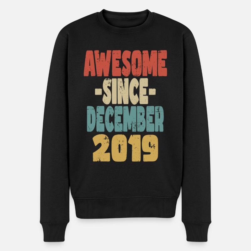 Génial Décembre 2019 - Pull Premium bio Homme - noir