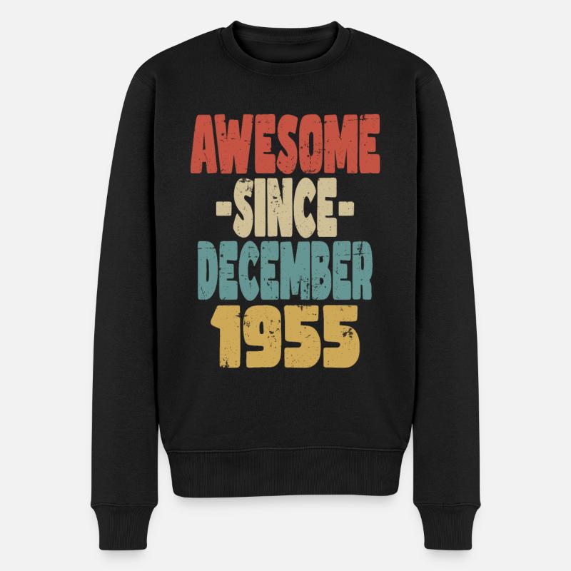 Génial Décembre 1955 - Pull Premium bio Homme - noir