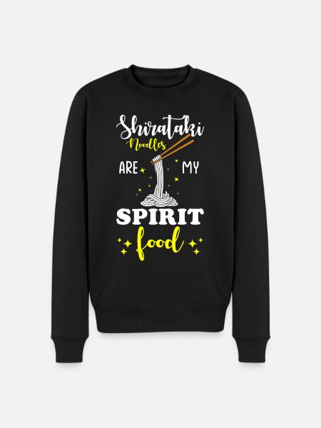 Shiritaki Noodles - Men's Premium Organic Jumper - black