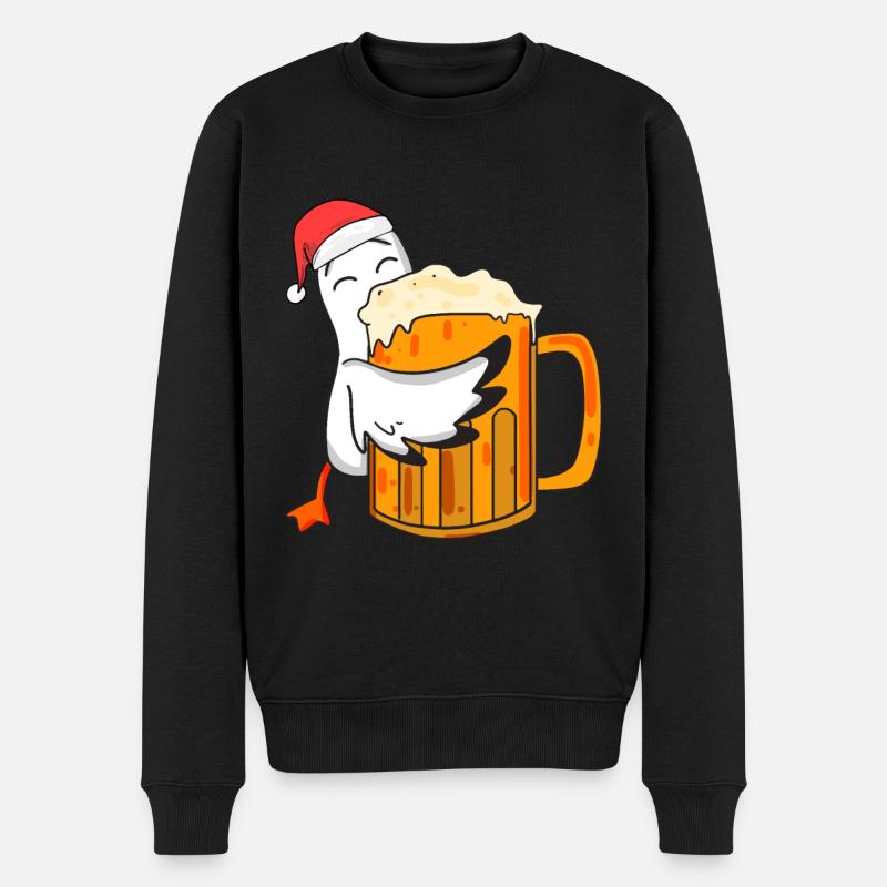 Seagull Beer Noël - Pull Premium bio Homme - noir