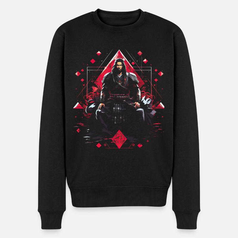 Œuvres d’art japonaises - Pull Premium bio Homme - noir