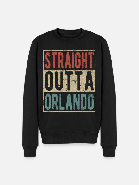 Straight outta Orlando - Men's Premium Organic Jumper - black