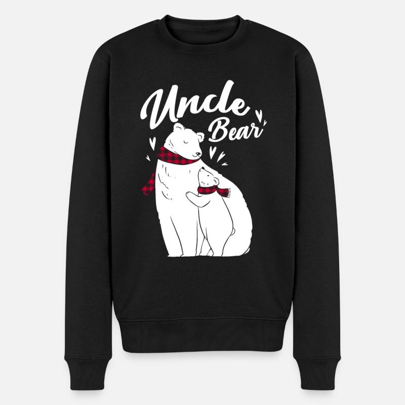 Baby Bear - Männer Premium Bio Pullover - Schwarz