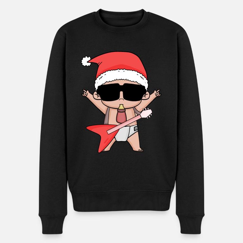 Transat de Noël Cool Baby - Pull Premium bio Homme - noir