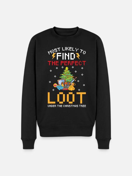 Gamer Christmas - Men's Premium Organic Jumper - black