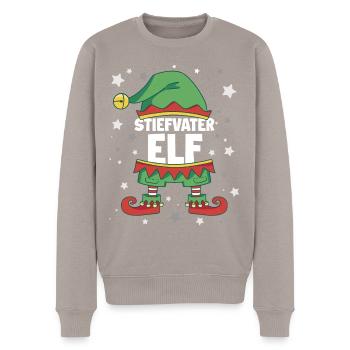 Stiefvater Elf - Männer Premium Bio Pullover - Taupe - Vorne - Nico (187cm)