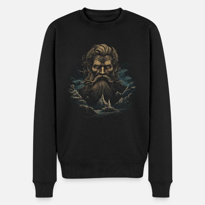 Viking Viking nordique - Pull Premium bio Homme - noir