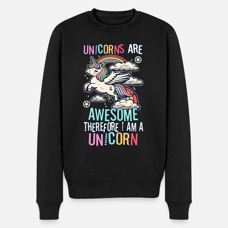 100 jours magiques d'école - Pull Premium bio Homme - noir