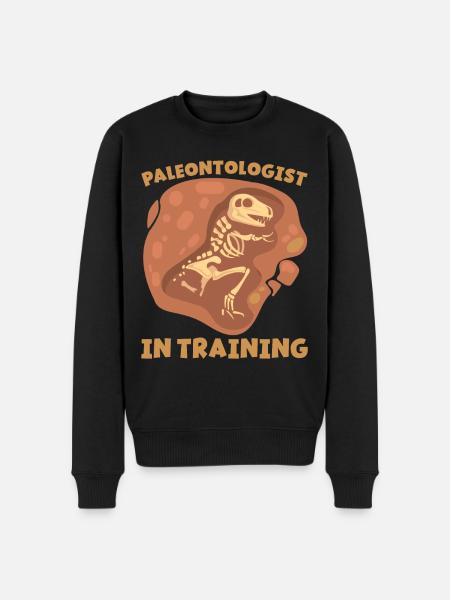 Paleontologist In Training Future Paleontology - Men's Premium Organic Jumper - black