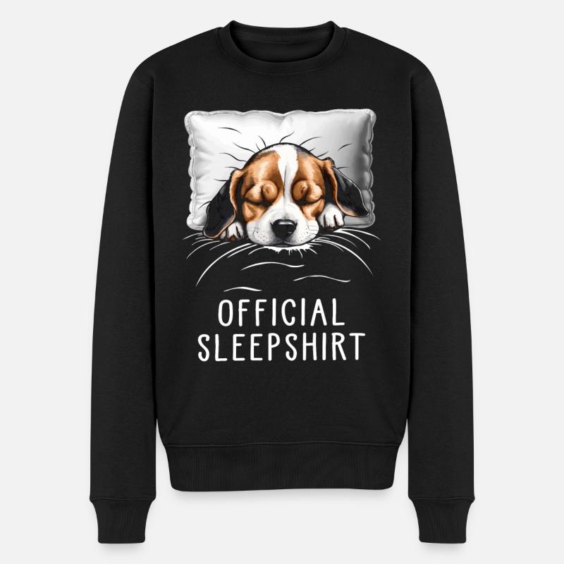 Chemise de nuit officielle Beagle - Pull Premium bio Homme - noir