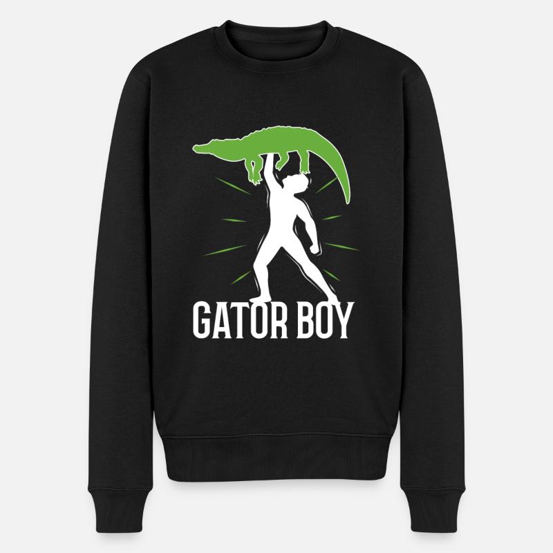 Gator Boy - Pull Premium bio Homme - noir