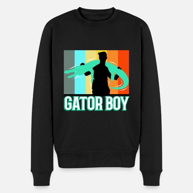 Gator Boy - Pull Premium bio Homme - noir