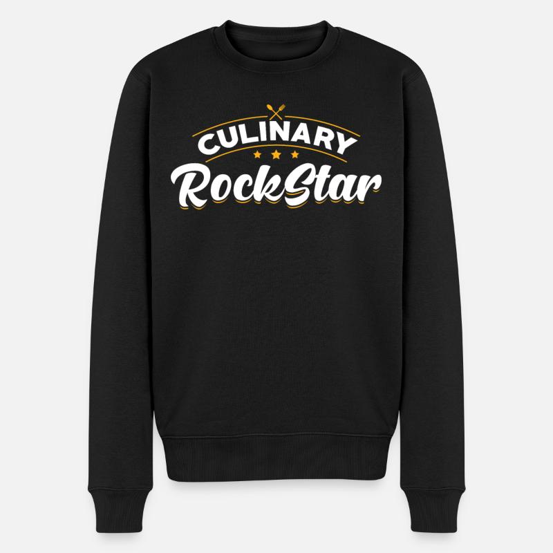 Chef Cuisinier Cuisine - Pull Premium bio Homme - noir