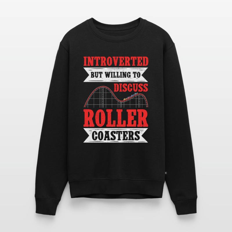 Roller Coaster Roller Coaster Roller Coaster Gift Men's Premium Organic Jumper
