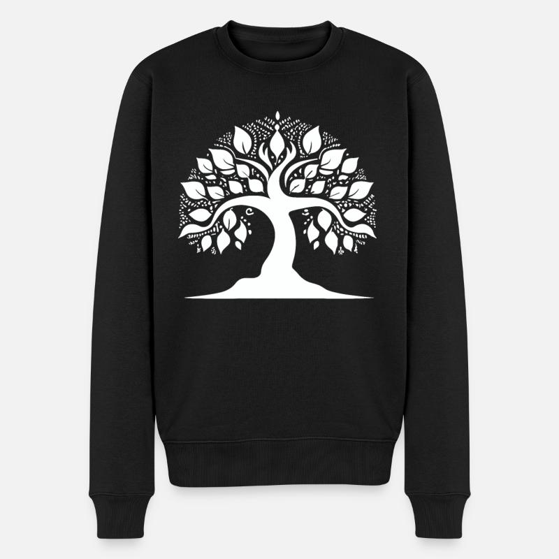 Yoga Arbre de Vie - Pull Premium bio Homme - noir