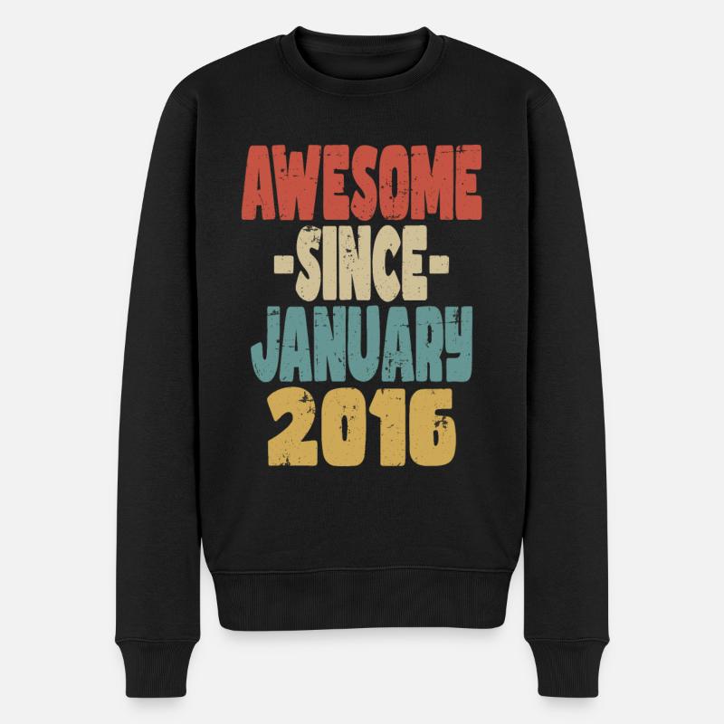 Génial janvier 2016 - Pull Premium bio Homme - noir