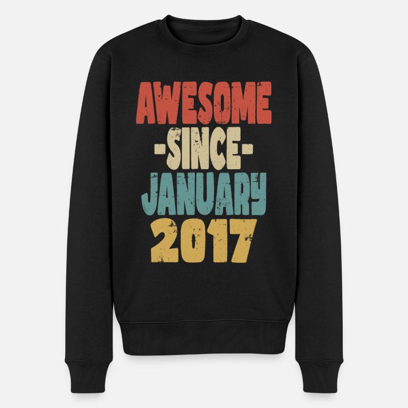 Génial janvier 2017 - Pull Premium bio Homme - noir