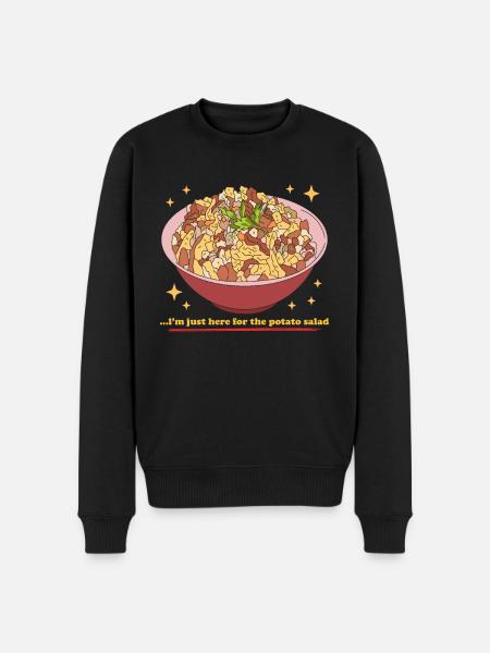 Potato salad with vinegar gift - Men's Premium Organic Jumper - black