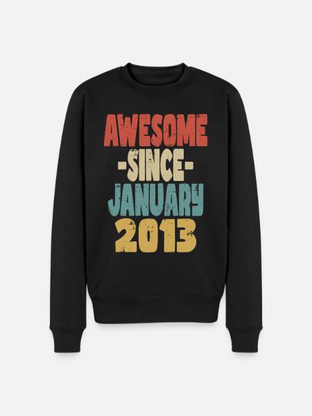 Awesome January 2013 - Men's Premium Organic Jumper - black