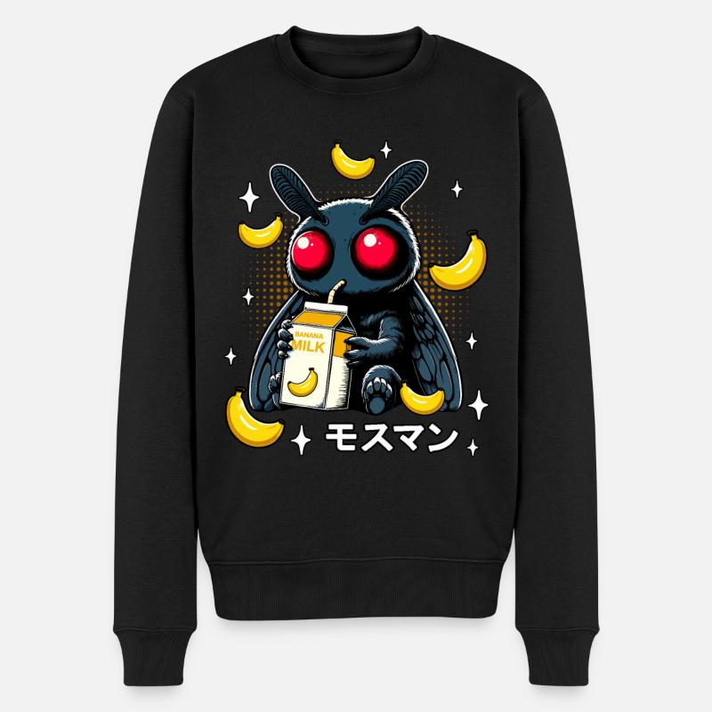 Milkshake à la banane Mothman - Pull Premium bio Homme - noir