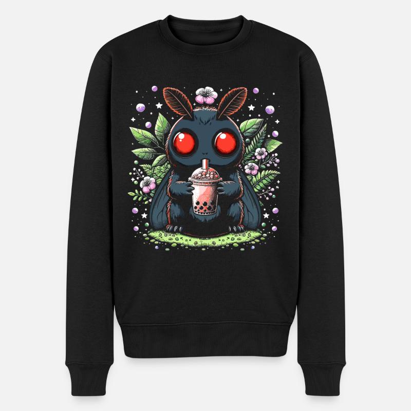Thé à bulles Mothman - Pull Premium bio Homme - noir