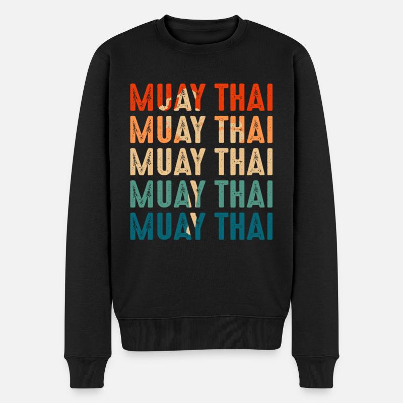 Muay Thaï - Pull Premium bio Homme - noir