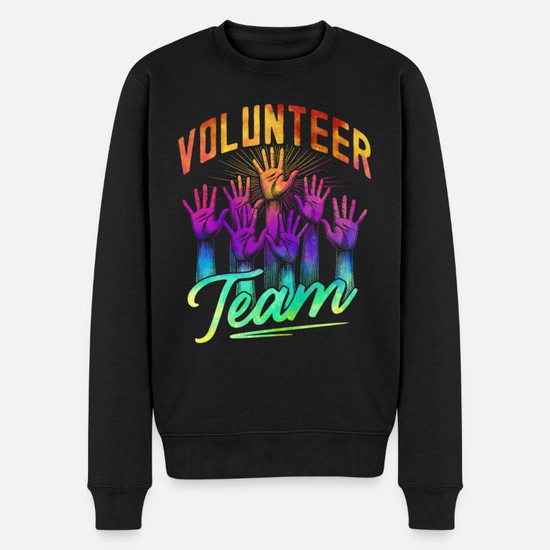 Équipe de bénévoles - Pull Premium bio Homme - noir