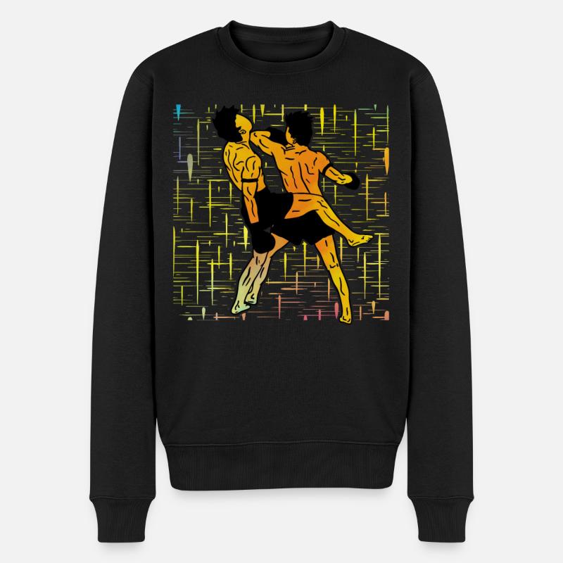 Muay Thaï - Pull Premium bio Homme - noir