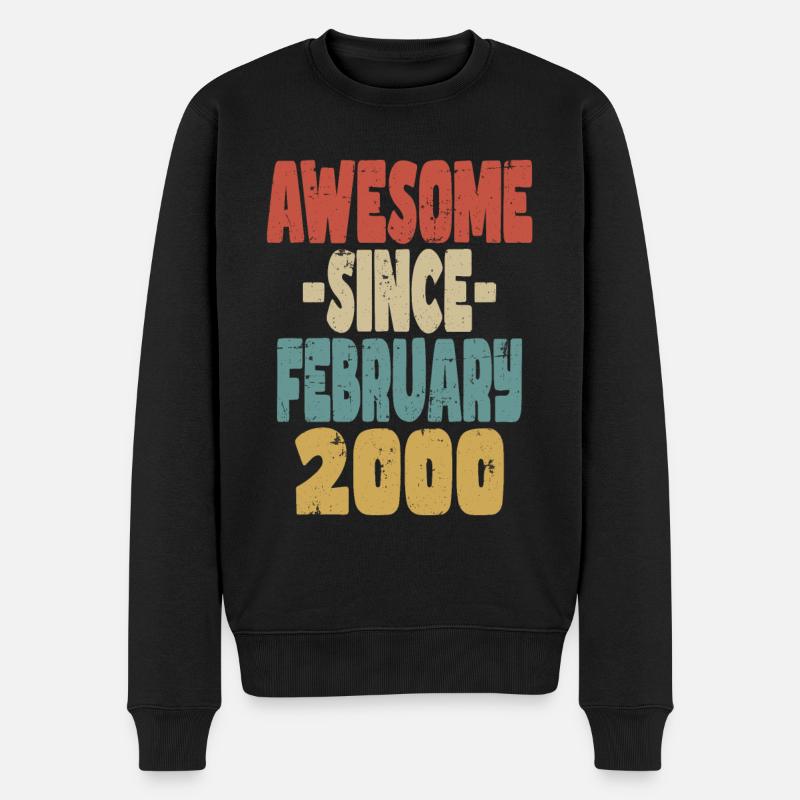 Génial Février 2000 - Pull Premium bio Homme - noir