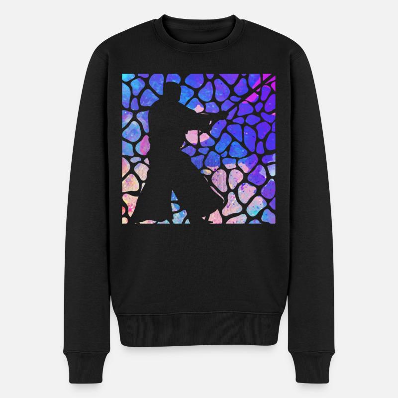 Aïkido - Pull Premium bio Homme - noir