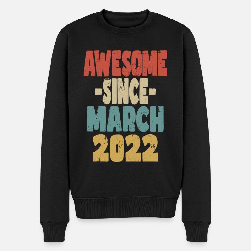 Génial mars 2022 - Pull Premium bio Homme - noir