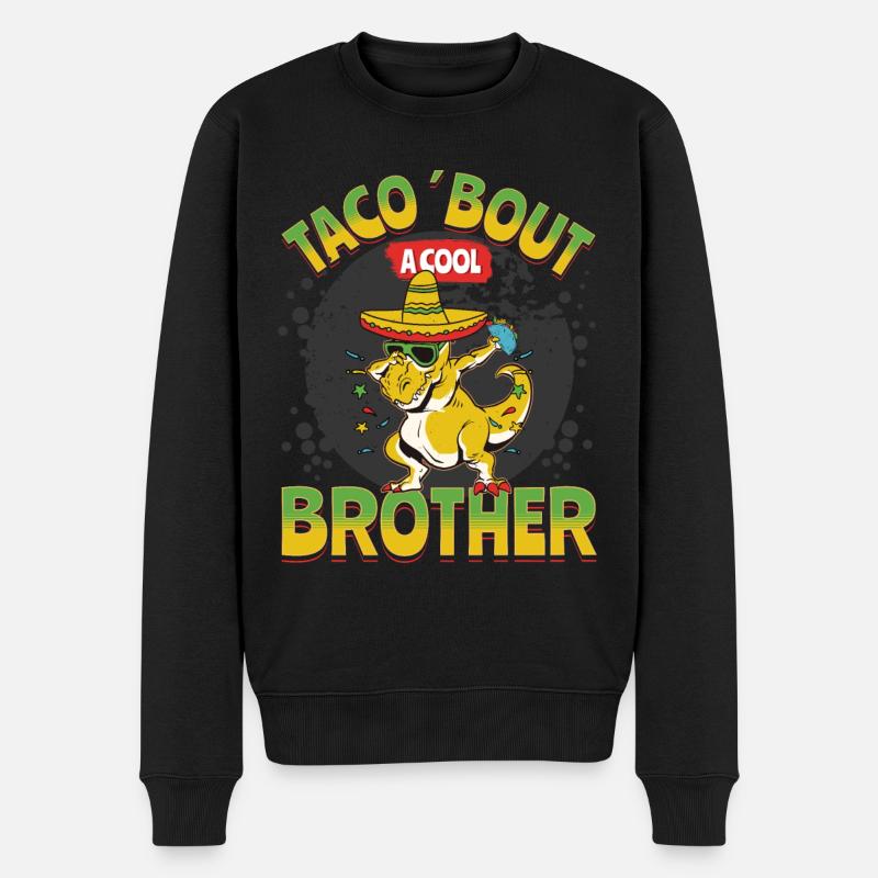 taco - Pull Premium bio Homme - noir