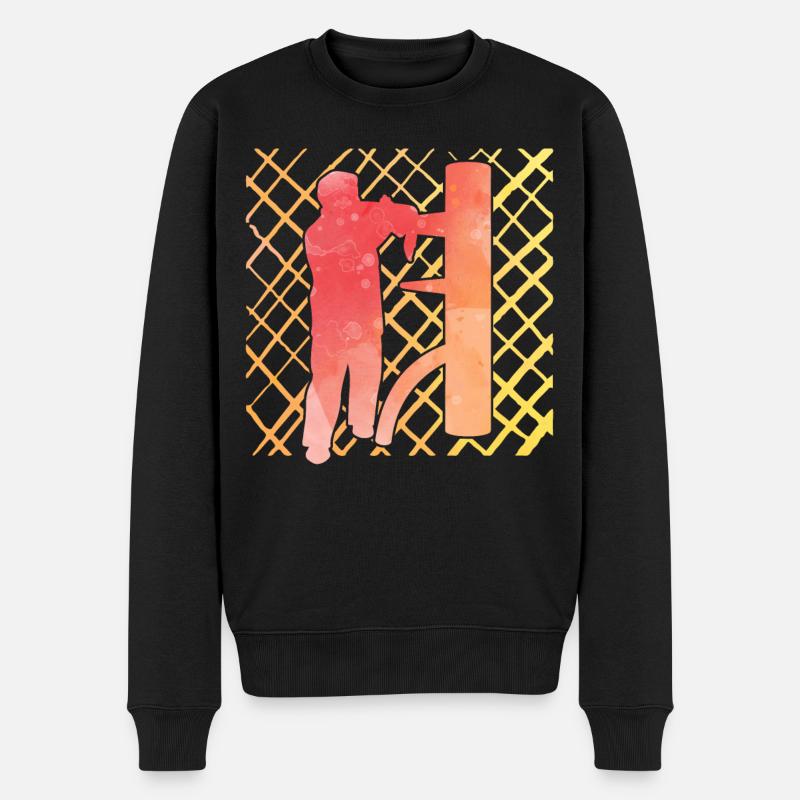 Wing Chun - Pull Premium bio Homme - noir