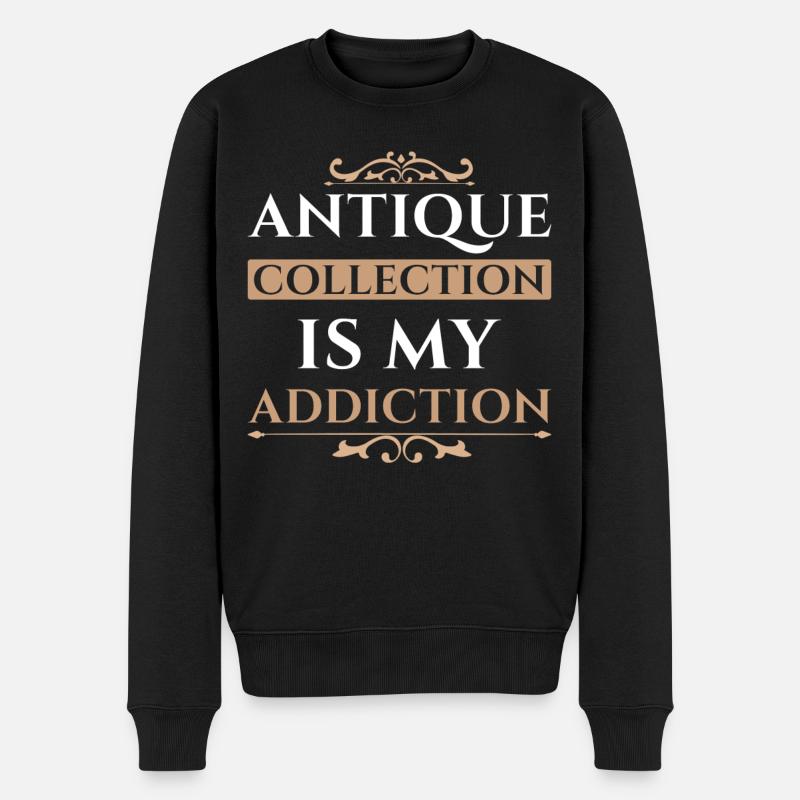 Collectionneur d’antiquités passionné - Célébrez votre - Pull Premium bio Homme - noir