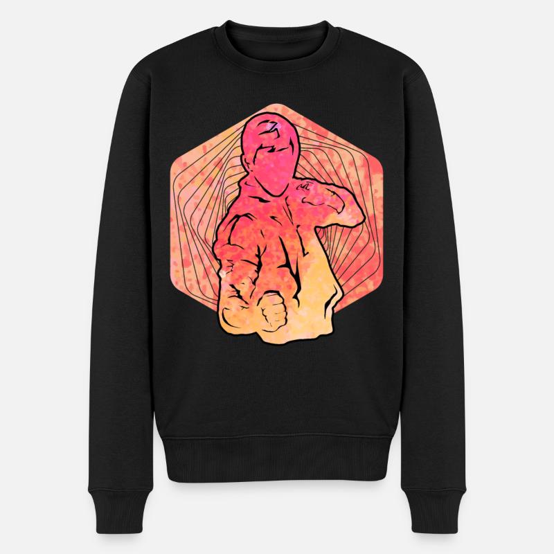 Wing Chun - Pull Premium bio Homme - noir