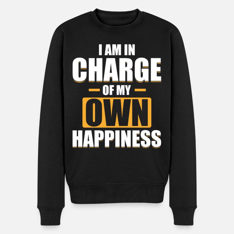 Citations inspirantes d’affirmations positives - Pull Premium bio Homme - noir