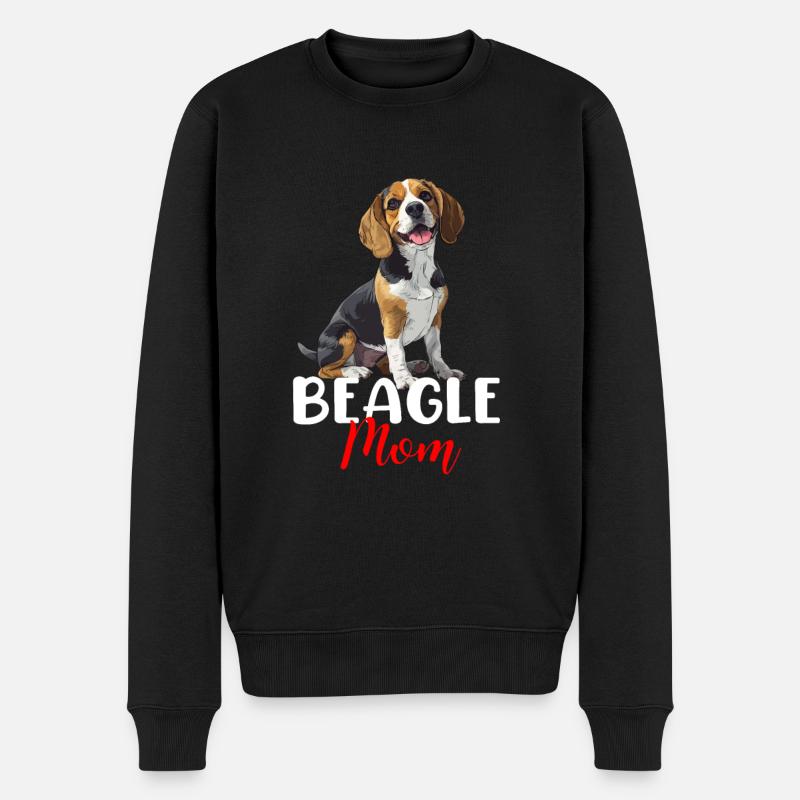 beagle maman beagle - Pull Premium bio Homme - noir