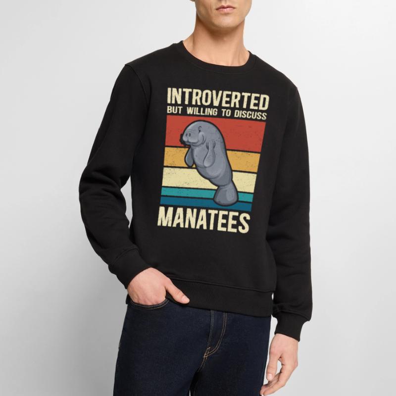 Manatee Manatee Manatee Manatee Manatee Gift Men's Premium Organic Jumper