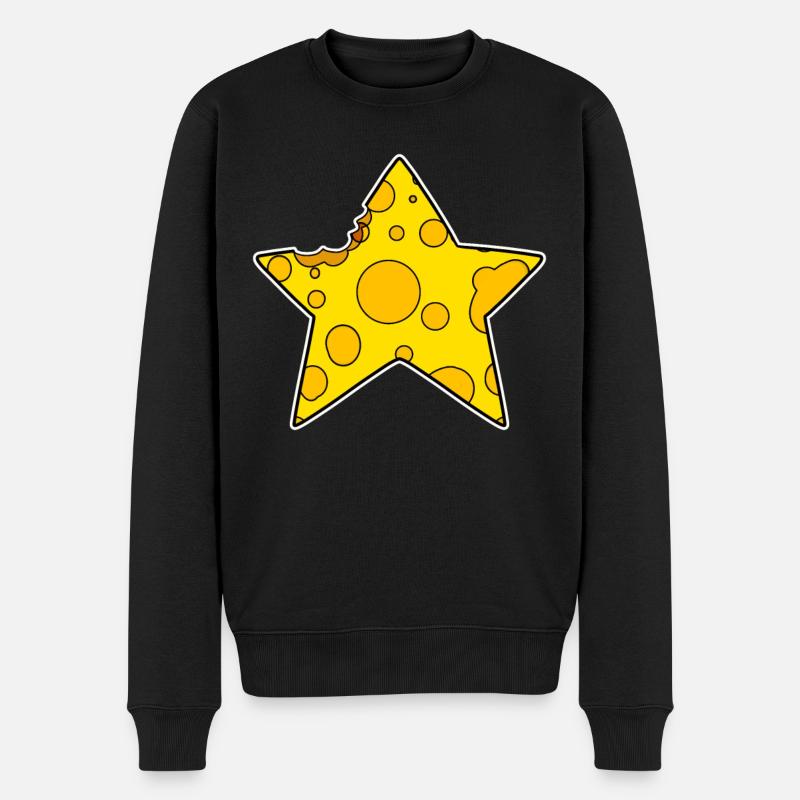 Étoile du fromage - Pull Premium bio Homme - noir