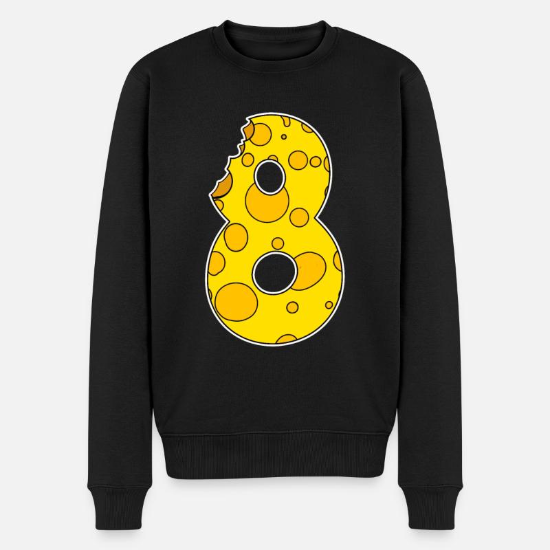 Numéro 8 Huit - Pull Premium bio Homme - noir
