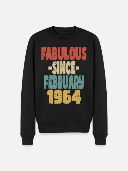 Fabuleux Février 1964 - Pull Premium bio Homme - noir