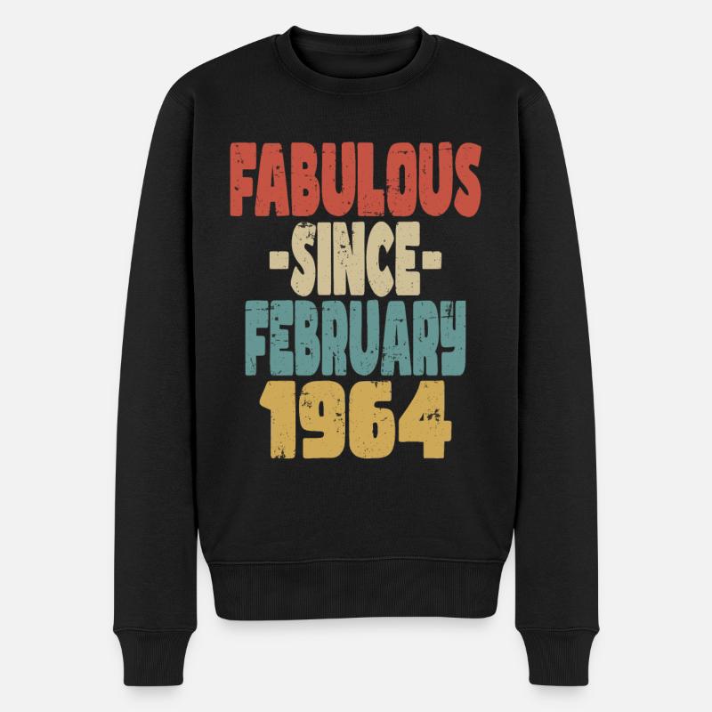 Fabuleux Février 1964 - Pull Premium bio Homme - noir