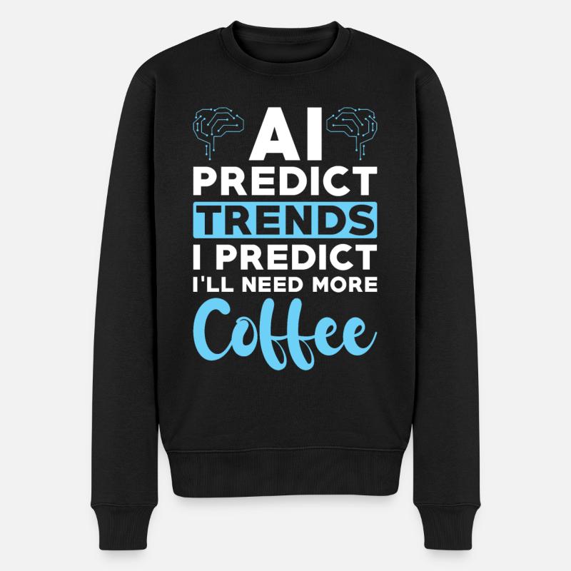 Artificial Intelligence Ai Lovers - Men's Premium Organic Jumper - black