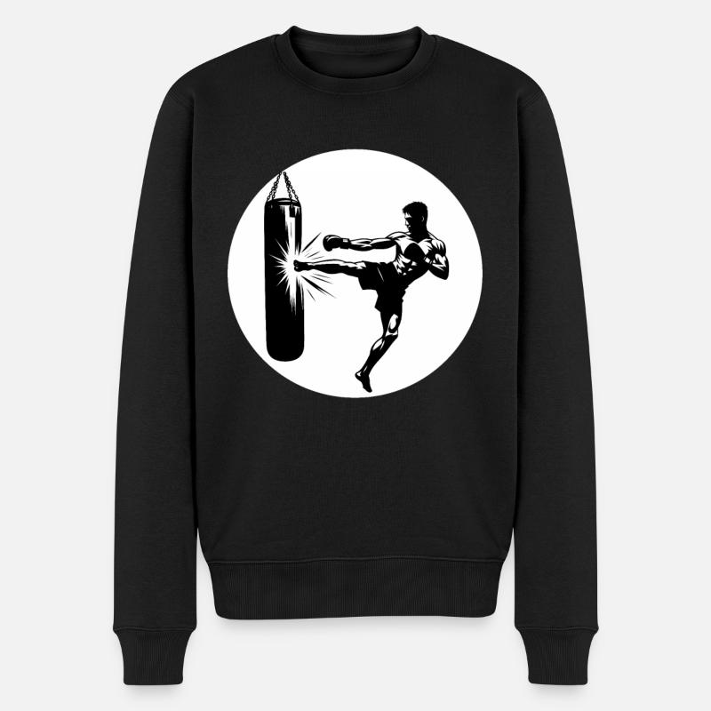 Kickboxing Kickboxer Acolyte - Pull Premium bio Homme - noir