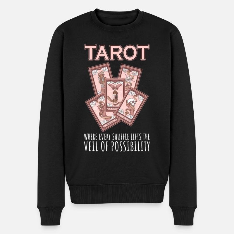 Carte de Tarot - Pull Premium bio Homme - noir