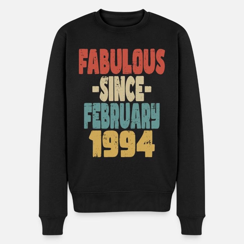 Fabuleux Février 1994 - Pull Premium bio Homme - noir