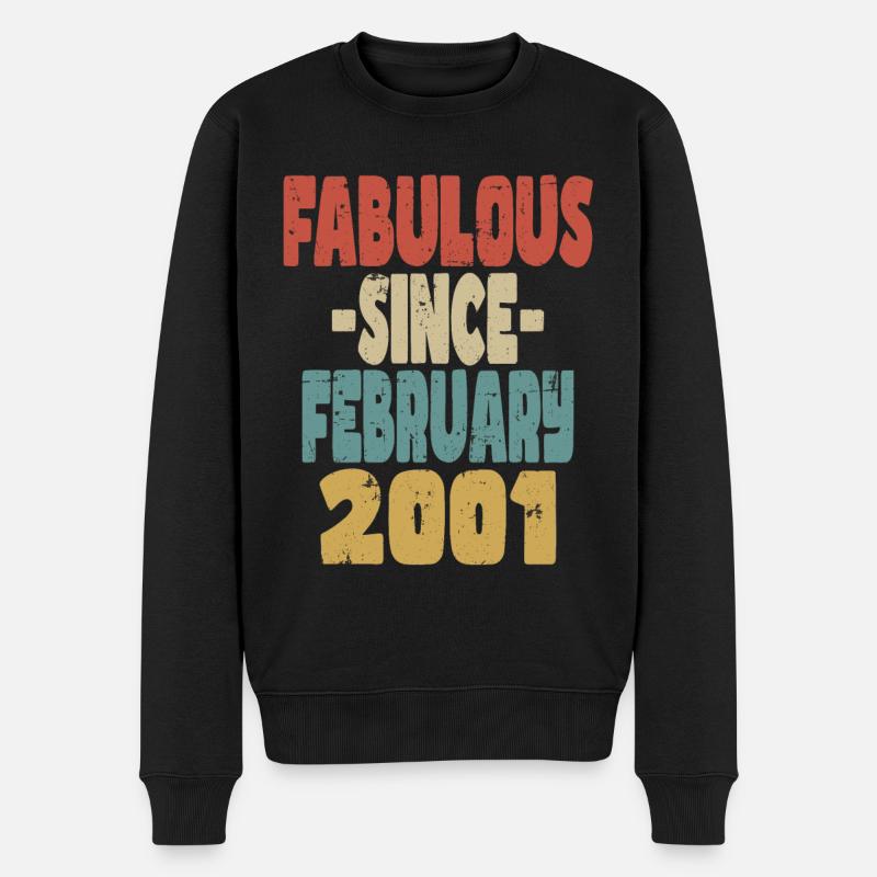Fabuleux Février 2001 - Pull Premium bio Homme - noir