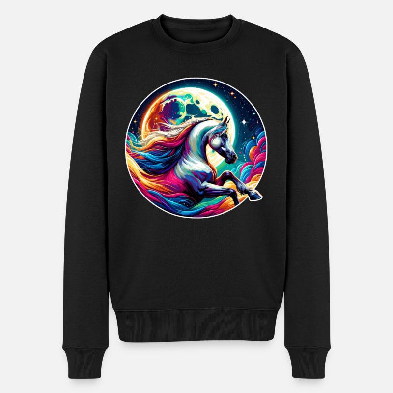 Art du cheval arabe - Pull Premium bio Homme - noir